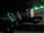 Humbucker and Bridge Green LEDs